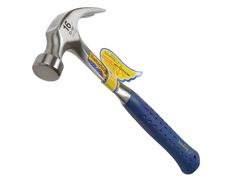 ESTE316C - E3/16C Curved Claw Hammer - Vinyl Grip 450g (16oz)