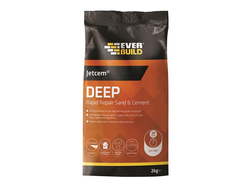 EVBJETX6 - Jetcem Premix Sand & Cement 12kg (2 x 6kg Packs)
