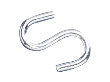 FAICHSH5010 - S-Hooks 5mm Zinc Plated (Pack 10)