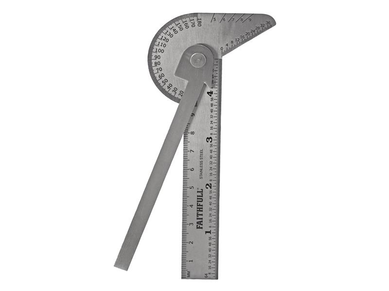 FAIGAUGEMULT - Multi Purpose Angle Protractor 100mm (4in)