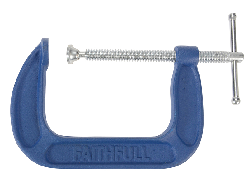 FAIGMD4 - Medium-Duty G-Clamp 100mm (4in)