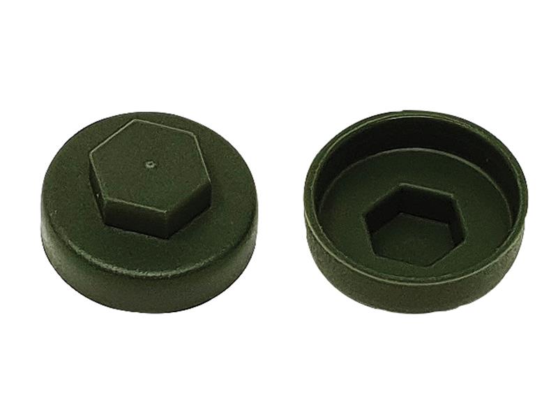 FORTFCC16OG - TechFast Cover Cap Olive Green 16mm (Pack 100)