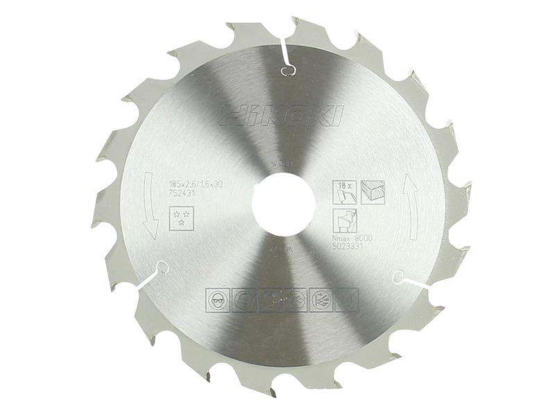 HIK752431 - Circular Saw Blade 185 x 30mm x 18T