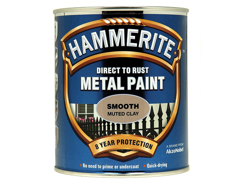 HMMSFMC750 - Direct to Rust Smooth Finish Metal Paint Muted Clay 750ml