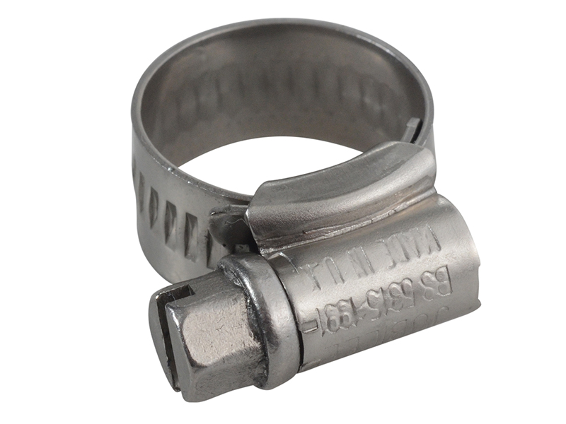 JUBMOOSS - MOO Stainless Steel Hose Clip 11 - 16 mm (1/2 - 5/8in)