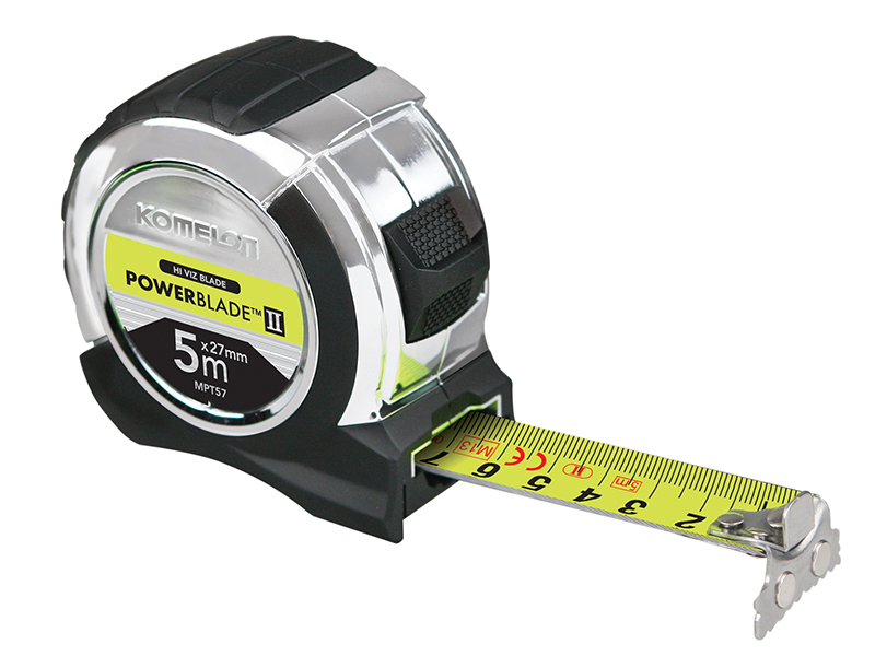KOMMPT516M - PowerBlade II Pocket Tape 5m (Width 27mm) (Metric only)