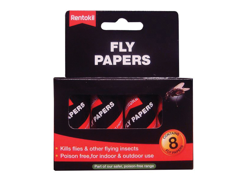 RKLFF89 - Fly Papers (Pack 8)
