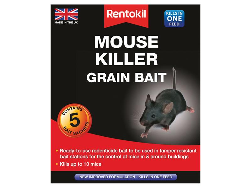 RKLPSM21 - Mouse Killer Grain Bait (Sachets 5)