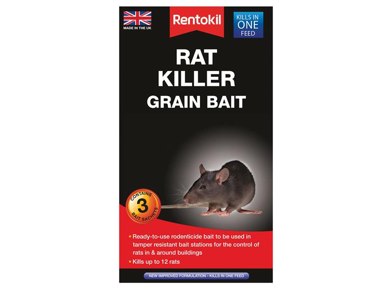 RKLPSR32 - Rat Killer Grain Bait (Sachets 3)