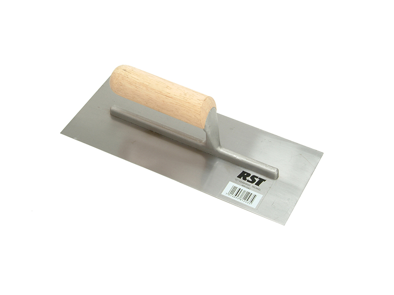 RST124C - Plasterer's Finishing Trowel Straight Wooden Handle 11 x 4.1/2in