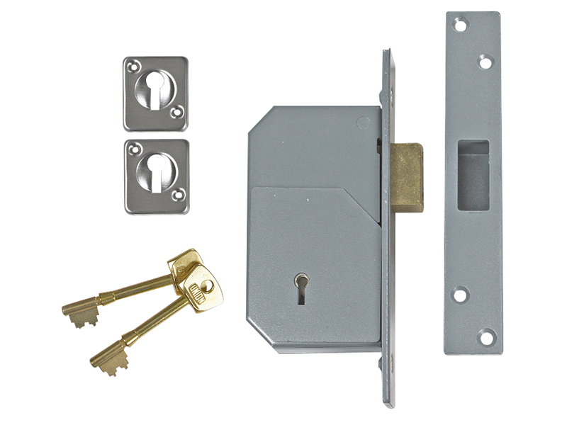 UNNB3G110C73 - 3G110 C Series 5 Detainer Deadlock 73mm Satin Chrome