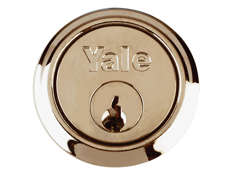 YALB1109PB - B1109 Replacement Rim Cylinder & 2 Keys Polished Brass Finish Box