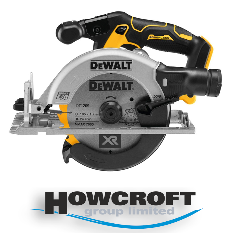 DeWalt DCS565N-XJ - BRUSHLESS 165mm CIRCULAR SAW - BARE UNIT
