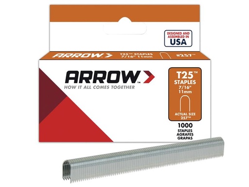 [HIS-165543] ARRT25716S - T25 Staples 11mm (7/16in) Box 1000