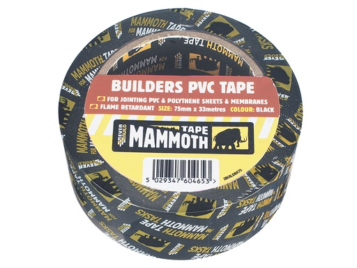 [HIS-170017] EVB2BTBK50 - Builder's PVC Tape 50mm x 33m Black