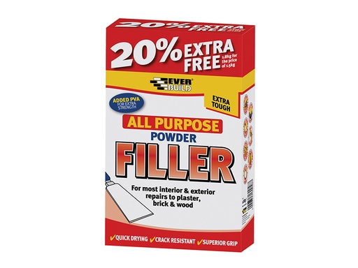 [HIS-170168] EVBFILL15 - All Purpose Powder Filler 1.5kg + 20% Free