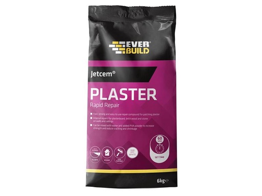 [HIS-170241] EVBJETPATCH6 - Jetcem Quick Set Patching Plaster (Single 6kg Pack)