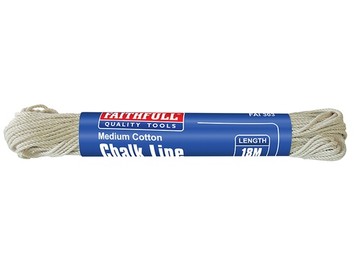 [HIS-170591] FAI303 - 303 Medium Cotton Chalk Line 18m (Box 12)