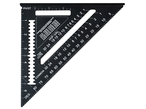 [HIS-171274] FAICSQ7CNC - Prestige Quick Square Black Aluminium 178mm (7in)