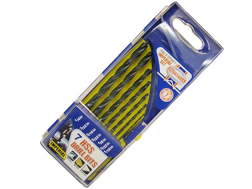 [HIS-171450] FAIF7PSET - HSS Drill Bit Set of 7 1/16-1/4 x 1/32