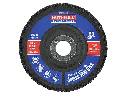 [HIS-171477] FAIFD100M - Abrasive Jumbo Flap Disc 100mm Medium