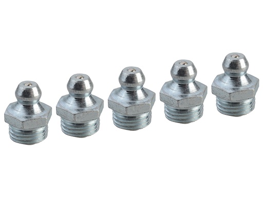 [HIS-171607] FAIGGN10100M - Grease Nipple Straight M10 x 1.0 (Pack 5)