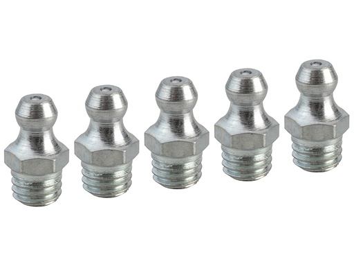 [HIS-171618] FAIGGN8125M - Grease Nipple Straight M8 x 1.25 (Pack 5)