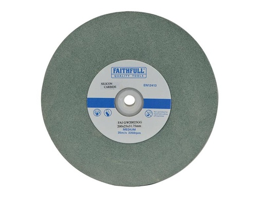 [HIS-171639] FAIGW20025GG - General Purpose Grinding Wheel 200 x 25mm Green Grit
