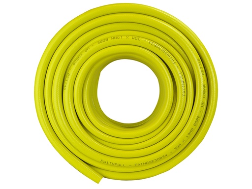 [HIS-171813] FAIHOSE30B34 - Heavy-Duty Reinforced Builder's Hose 30m 19mm (3/4in) Diameter