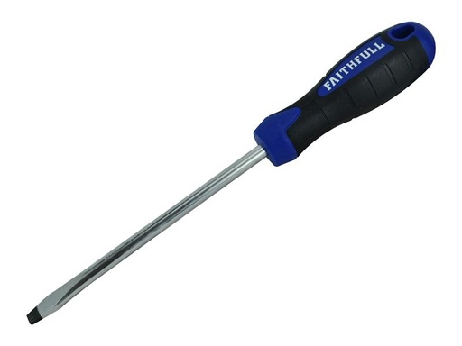 [HIS-172998] FAISDF125 - Soft Grip Screwdriver Flared Slotted Tip 6.5 x 125mm