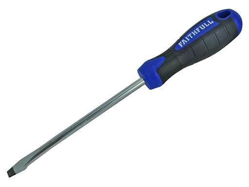 [HIS-172999] FAISDF150 - Soft Grip Screwdriver Flared Slotted Tip 8.0 x 150mm