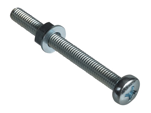 [HIS-175006] FORFPMSPH550 - Machine Screw Pozi Compatible Pan Head ZP M5 x 50mm Forge Pack 6