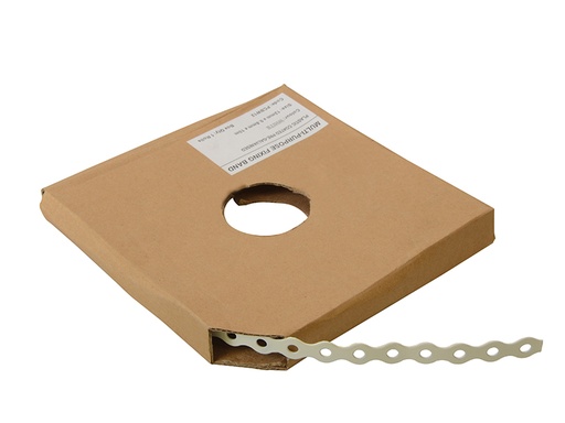 [HIS-175416] FORPCBW12 - White Plastic Coated Pre-Galvanised Band 12mm x 0.8 x 10m Box 1
