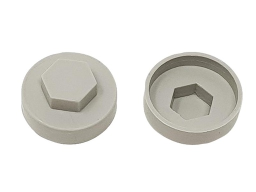 [HIS-175807] FORTFCC16GG - TechFast Cover Cap Goosewing Grey 16mm (Pack 100)