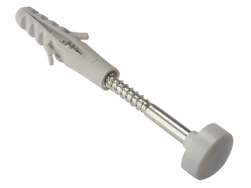 [HIS-175951] FORWCFK680 - W.C. Fixing Kit White Cap M6 x 80mm (1 Pair)