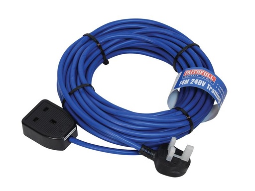 [HIS-176028] FPPTL14M - Trailing Lead 240V 13A 1.5mm Cable 14m