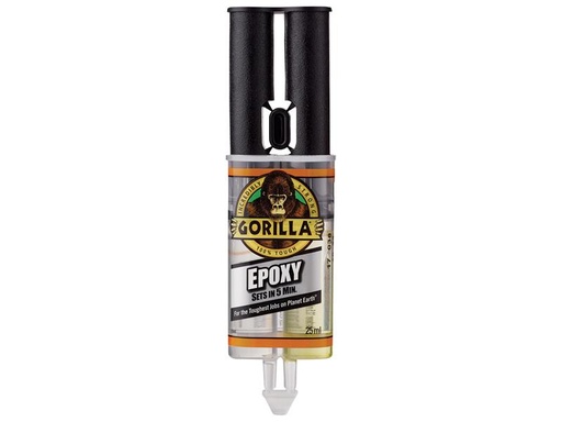 [HIS-176507] GRGGES25 - Gorilla 5 Min 2-Part Epoxy Syringe 25ml
