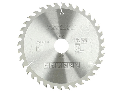 [HIS-178093] HIK752432 - Circular Saw Blade 185 x 30mm x 36T