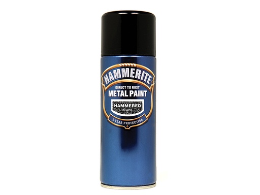 [HIS-178264] HMMHFBLAERO - Direct to Rust Hammered Finish Aerosol Black 400ml