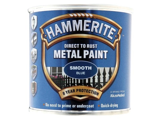 [HIS-178300] HMMSFB250 - Direct to Rust Smooth Finish Metal Paint Blue 250ml
