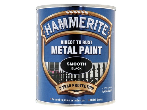 [HIS-178307] HMMSFBL750 - Direct to Rust Smooth Finish Metal Paint Black 750ml
