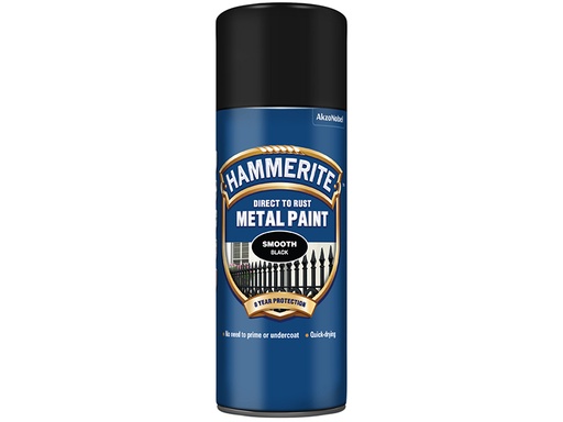 [HIS-178308] HMMSFBLAERO - Direct to Rust Smooth Finish Aerosol Black 400ml