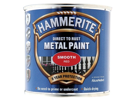 [HIS-178321] HMMSFR250 - Direct to Rust Smooth Finish Metal Paint Red 250ml