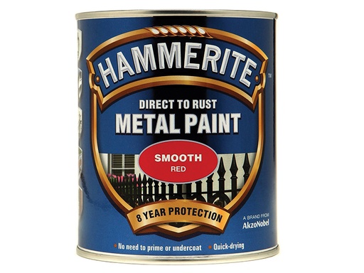[HIS-178322] HMMSFR750 - Direct to Rust Smooth Finish Metal Paint Red 750ml