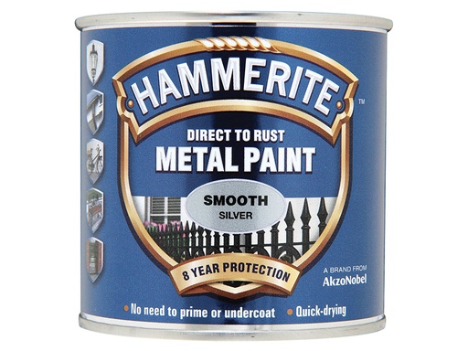 [HIS-178326] HMMSFS750 - Direct to Rust Smooth Finish Metal Paint Silver 750ml