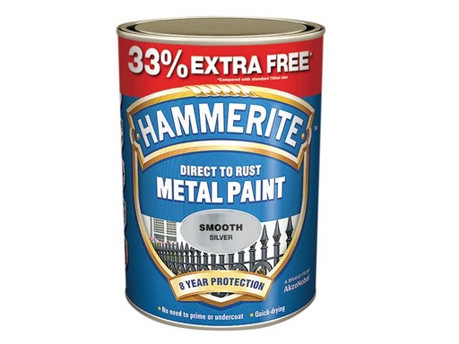 [HIS-178327] HMMSFS750AV - Direct to Rust Smooth Finish Metal Paint Silver 750ml + 33%
