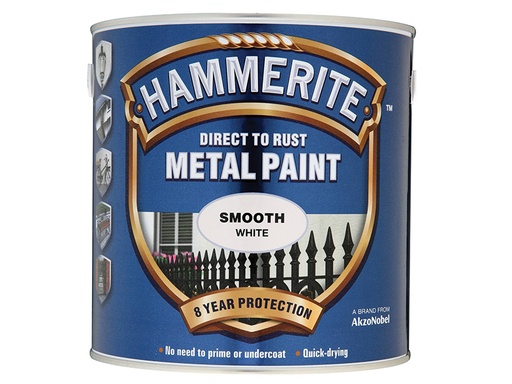 [HIS-178333] HMMSFW25L - Direct to Rust Smooth Finish Metal Paint White 2.5 Litre
