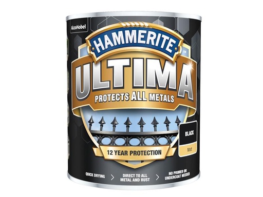 [HIS-178351] HMMUMMBL750 - Ultima Metal Paint Matt Black 750ml