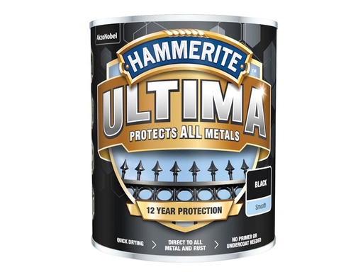 [HIS-178354] HMMUMSBL750 - Ultima Metal Paint Smooth Black 750ml