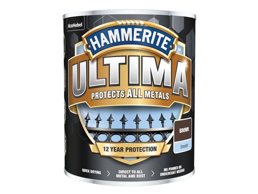 [HIS-178355] HMMUMSBR750 - Ultima Metal Paint Smooth Brown 750ml